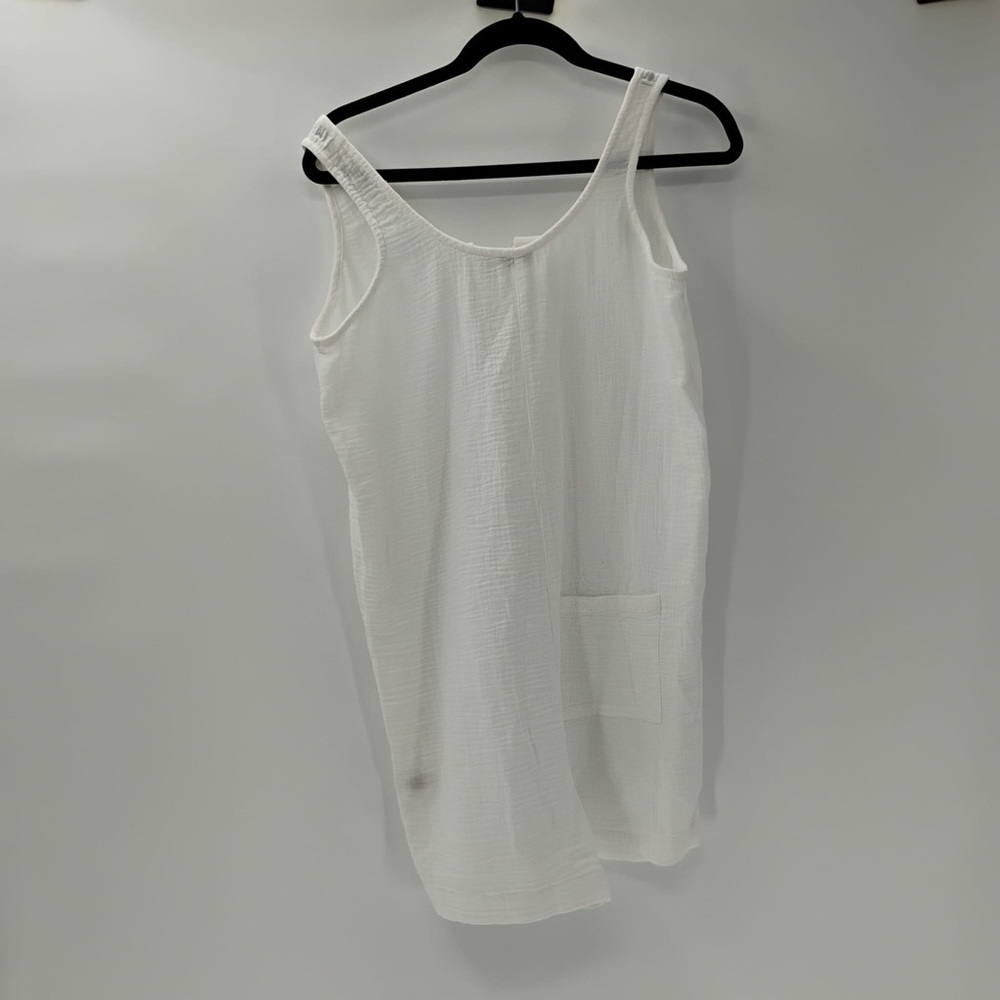 Faherty White Button-Front Romper - image 6